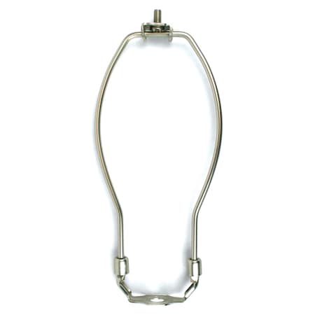 Jandorf Harp, 8" Brushed Pewter Lamp Harp C60124